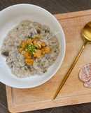 Cháo sò điệp nấm mỡ - ăn dặm