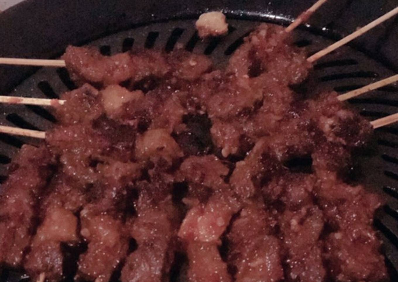 Sate bumbu rujak pedas manis