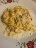 Fettuccine Konjac a la carbonara