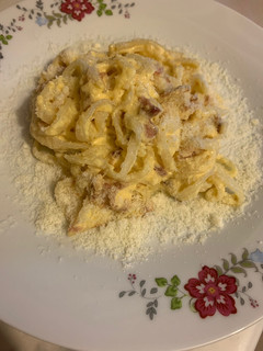 Una foto de Fettuccine Konjac a la carbonara