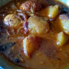Egg curry A picture of Egg curry.