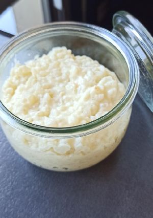 Une photo de Riz au lait express à la glace vanille