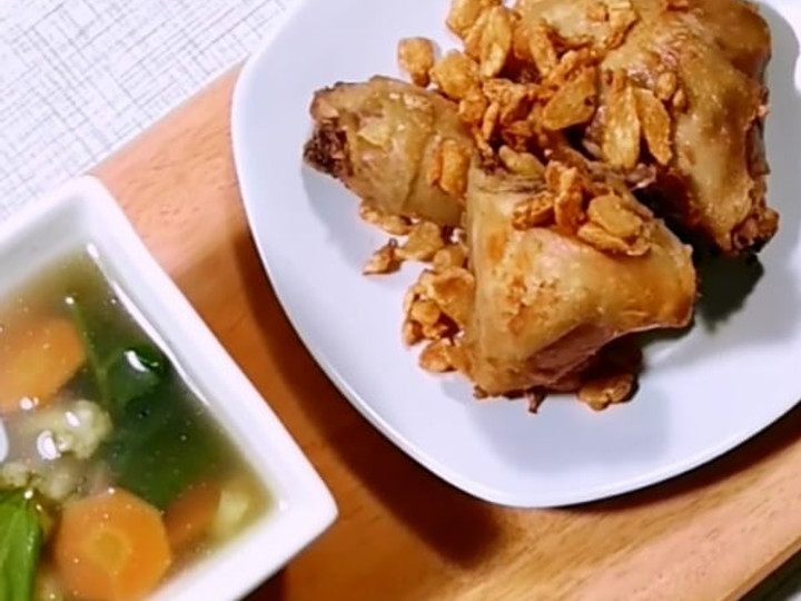 Langkah Mudah untuk Menyiapkan 3. Ayam Goreng Bumbu Bawang Putih Murah