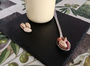 Una foto de Crema de pistacho clarita