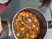 A picture of beef picadillo