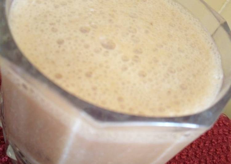 Chocolate banana smoothie