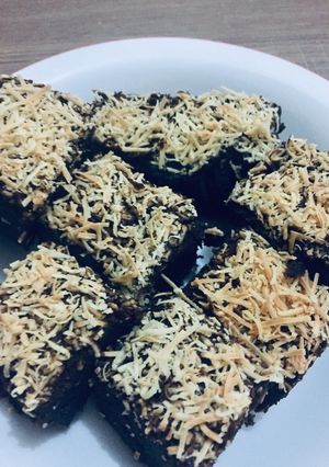 Foto resep Brownies Panggang (Topping Keju)