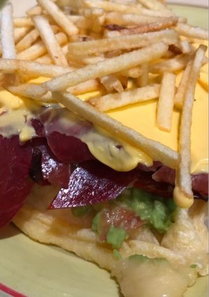 Una foto de Waffles salados 💣