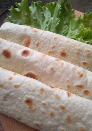 Foto resep Tortilla/kulit kebab anti sobek dan mudah dilipat