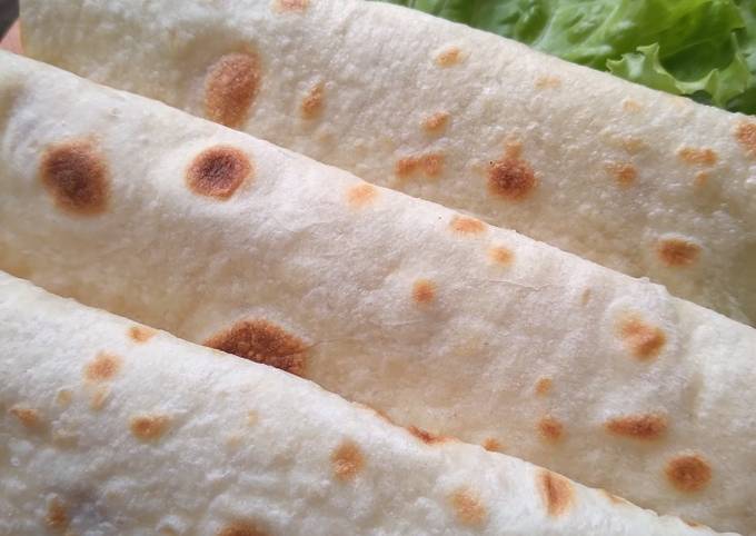 Cara Membuat Tortilla/kulit kebab anti sobek dan mudah dilipat Ekonomis