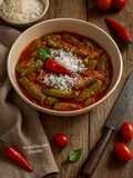 Bucce di fave con pomodoro e ricotta salata