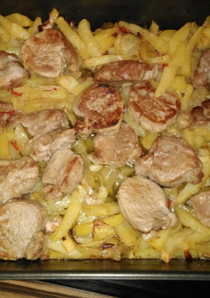 Una foto de Solomillo al horno