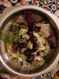 Ensalada con uvas y queso gorgonzola