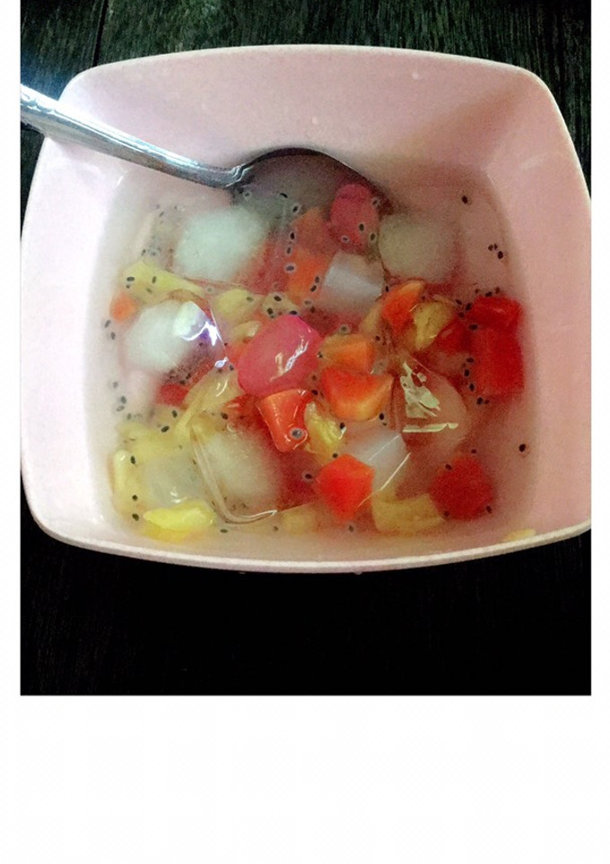 Foto resep Es buah (menu takjil)🍹