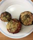 Berenjenas con queso al horno (estilo pizza) receta fácil y rápida