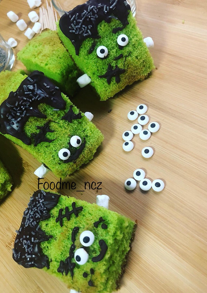 Una foto de Frankescakes para Halloween 🧟‍♂️🎃👻