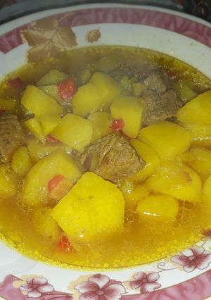Una foto de Guiso de papas con carne