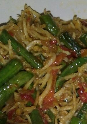 Foto resep Kacang panjang teri medan