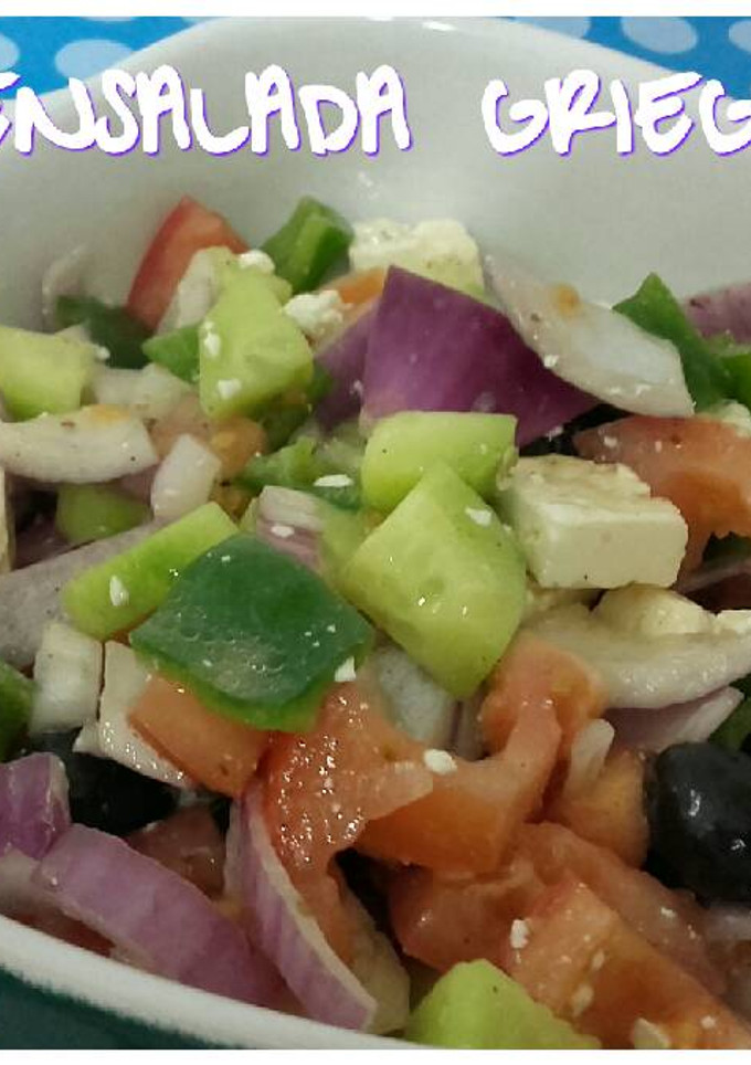 Una foto de 🍅Ensalada griega🍅