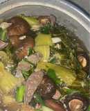 ต้มผักกาดดองเครื่องใน