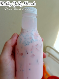 Foto resep Milky jelly drink