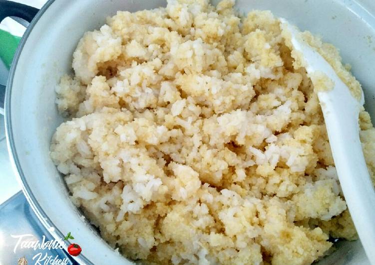 Cara Menyiapkan Homemade Nasi Empok / Nasi Jagung (Rice Cooker) 🍚🌽 Top Enaknya