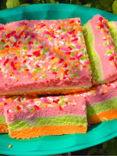 Foto resep Bolu Pelangi