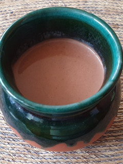 Una foto de Atole de chocolate de tablilla