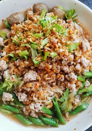รูปของ บะหมี่หมูสับต้มยำ