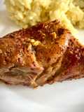 Carré de cerdo al horno con arroz chino (muy fácil y nutritivo)