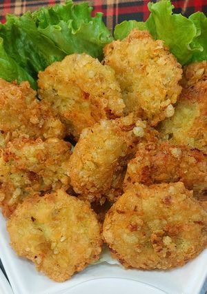 Hình của món Chả cốm chay.