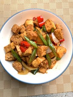 Foto resep Oseng buncis tahu tempe