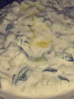 صورة لوصفة خيار بلبن