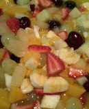 Ensalada de frutas 🍓🍒🍑🍎🍏🍇🍉🍊🍍