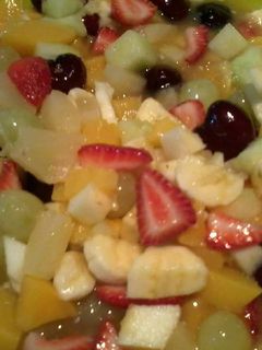 Una foto de Ensalada de frutas 🍓🍒🍑🍎🍏🍇🍉🍊🍍