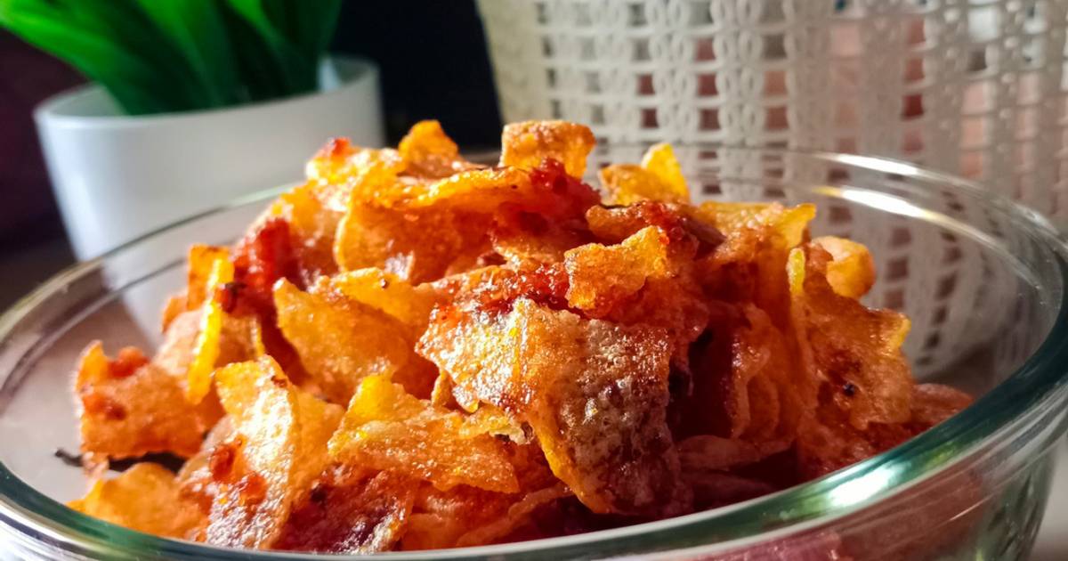 36 Resep Keripik Kentang Pedas Manis Enak Dan Mudah Cookpad