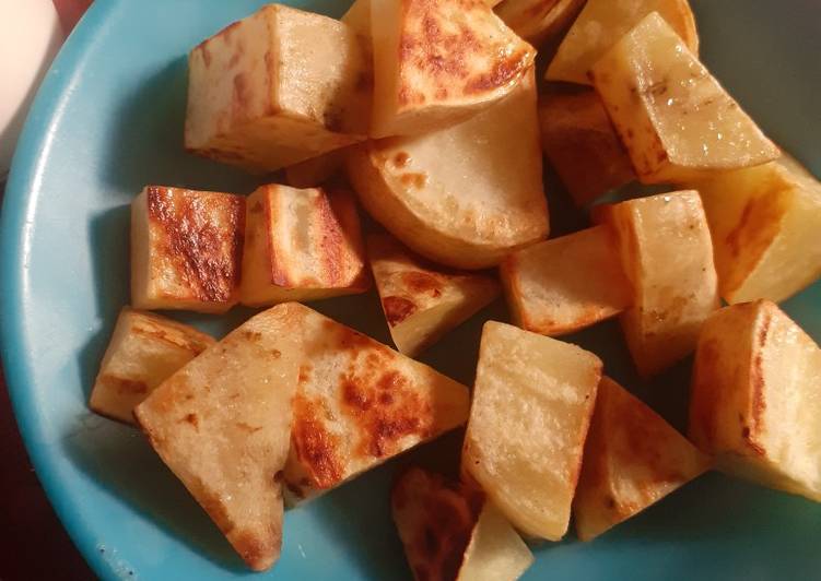 Bagaimana Menyiapkan Simple Grilled Sweet Potato yang Lezat