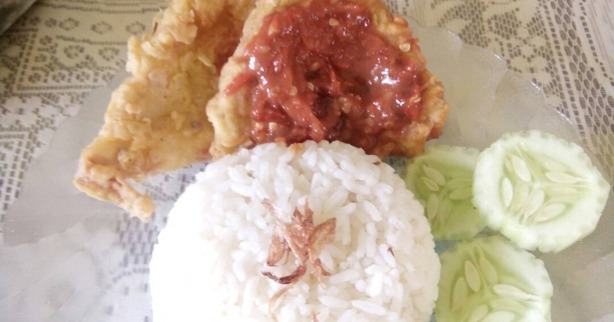 Resep Telur Geprek Simple Sambal Terasi Ala Saaiiaa Oleh Yusdiana