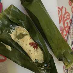 A picture of Pepes tahu jamur.