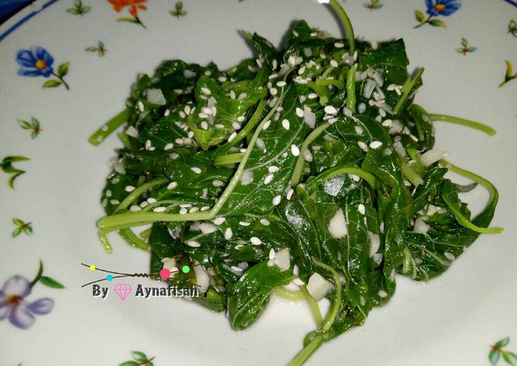 🍀 Bayam Wijen ala Korea a.k.a (Sigeumchi Namul)