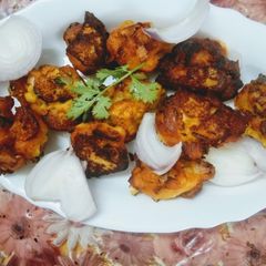 A picture of Spicy Dahi Pakoda.