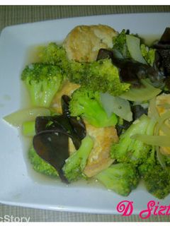 Foto resep CA TOFU BROKOLI SAUS TIRAM