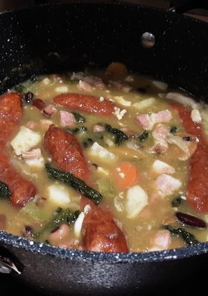 A picture of Sig's not so smooth soup.