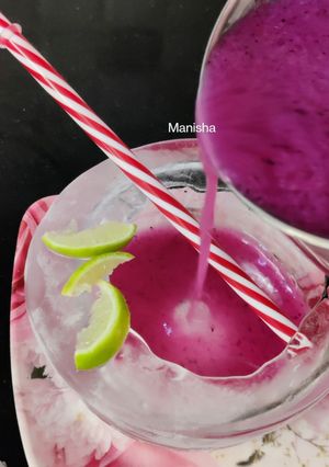 A picture of Indian Blackberry Mojito in Ice Bowl.