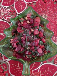 Una foto de Ensalada Navideña Asada