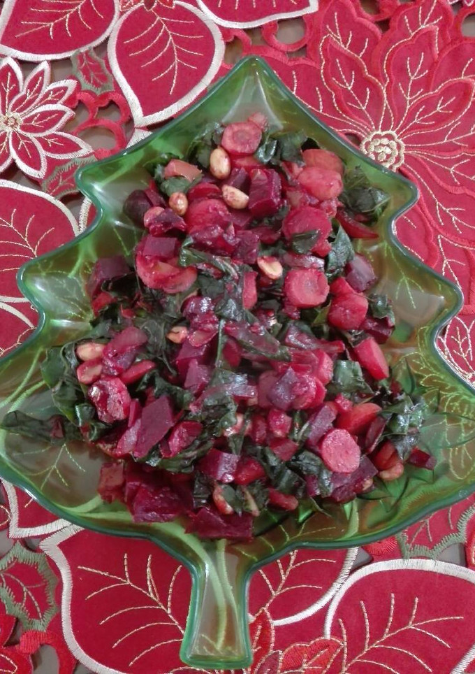 Una foto de Ensalada Navideña Asada