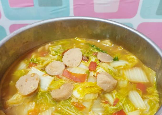 Resep Sawi Putih Baso Menu Nikmat Sederhana Oleh Bunda Rekanaya Cookpad