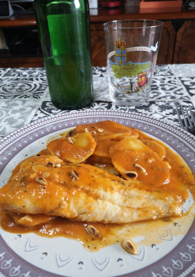 Una foto de Merluza a la sidra de Karlos Arguiñano