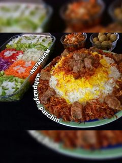 عکسی از دستور یکاوه با برنج 🌸