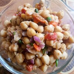 A picture of Chhole chat.